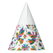 Mexicaanse Otomi Style Bright Pattern Feesthoedjes (Achterkant)