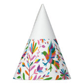 Mexicaanse Otomi Style Bright Pattern Feesthoedjes (Links)