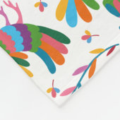 Mexicaanse Otomi Style Bright Pattern Fleece Deken (Hoek)