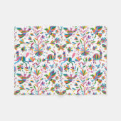 Mexicaanse Otomi Style Bright Pattern Fleece Deken (Voorkant (Horizontaal))