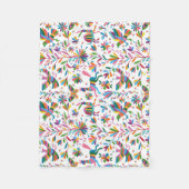 Mexicaanse Otomi Style Bright Pattern Fleece Deken (Voorkant)