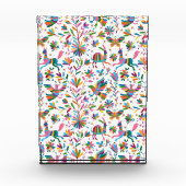 Mexicaanse Otomi Style Bright Pattern Fotoblokken (Voorkant)