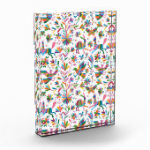 Mexicaanse Otomi Style Bright Pattern Fotoblokken (Links)