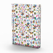 Mexicaanse Otomi Style Bright Pattern Fotoblokken (Rechts)