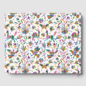 Mexicaanse Otomi Style Bright Pattern Gastenboek (Achterkant)