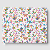 Mexicaanse Otomi Style Bright Pattern Gastenboek (Voorkant)