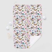 Mexicaanse Otomi Style Bright Pattern Golfhanddoek (Insitu)