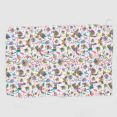 Mexicaanse Otomi Style Bright Pattern Golfhanddoek (Horizontaal)