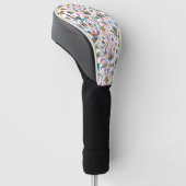 Mexicaanse Otomi Style Bright Pattern Golfheadcover (Schuin)