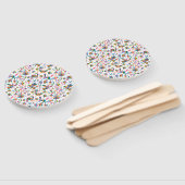 Mexicaanse Otomi Style Bright Pattern Handwaaier (Niet-gemonteerd)