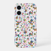 Mexicaanse Otomi Style Bright Pattern iPhone 16 Hoesje (Achterkant)