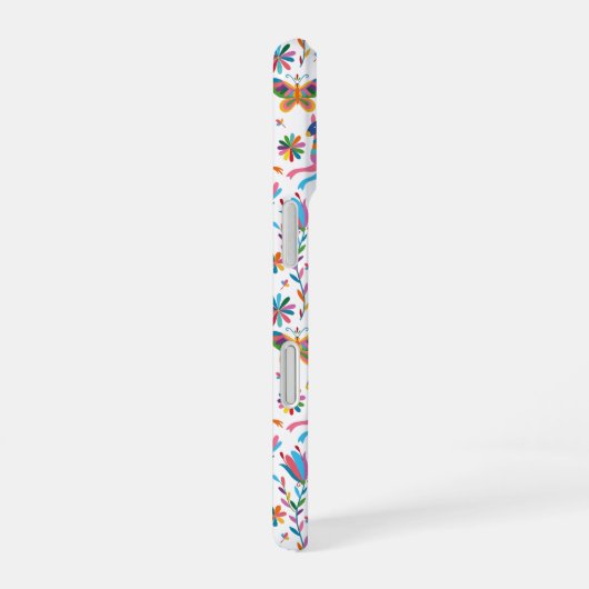 Mexicaanse Otomi Style Bright Pattern iPhone 16 Hoesje (Rechterkant)