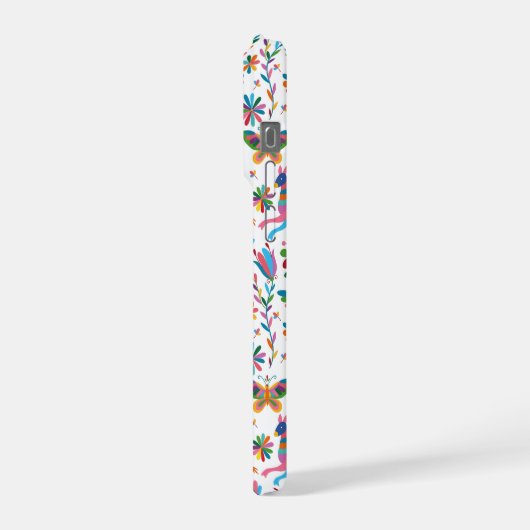 Mexicaanse Otomi Style Bright Pattern iPhone Hoesje (Linkerkant)