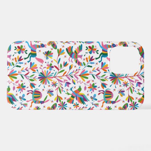 Mexicaanse Otomi Style Bright Pattern iPhone Hoesje (Achterkant horizontaal)