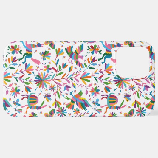 Mexicaanse Otomi Style Bright Pattern iPhone Hoesje (Achterkant horizontaal)