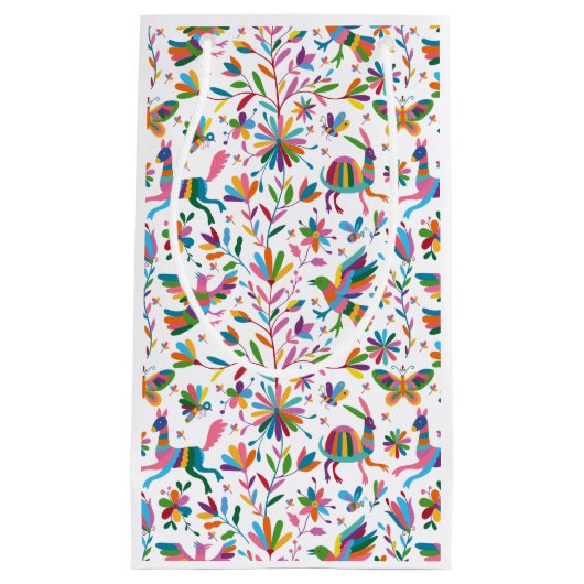 Mexicaanse Otomi Style Bright Pattern Klein Cadeauzakje (Voorkant)