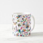 Mexicaanse Otomi Style Bright Pattern Koffiemok (Voorkant rechts)