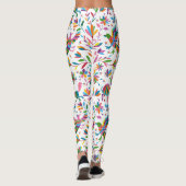 Mexicaanse Otomi Style Bright Pattern Leggings (Achterkant)