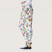Mexicaanse Otomi Style Bright Pattern Leggings (Links)