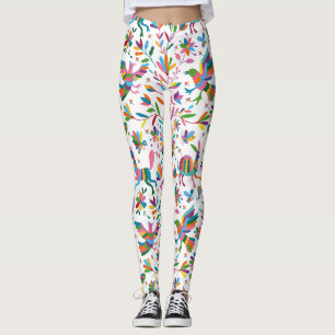 Mexicaanse Otomi Style Bright Pattern Leggings