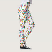 Mexicaanse Otomi Style Bright Pattern Leggings (Rechts)
