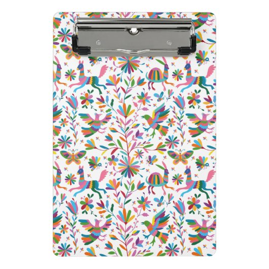 Mexicaanse Otomi Style Bright Pattern Mini Klembord (Voorkant)