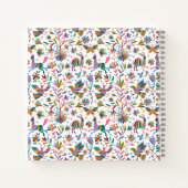 Mexicaanse Otomi Style Bright Pattern Notitieboek (Achterkant)