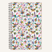Mexicaanse Otomi Style Bright Pattern Notitieboek (Voorkant)