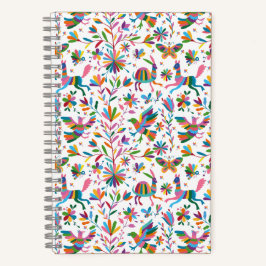 Mexicaanse Otomi Style Bright Pattern Notitieboek