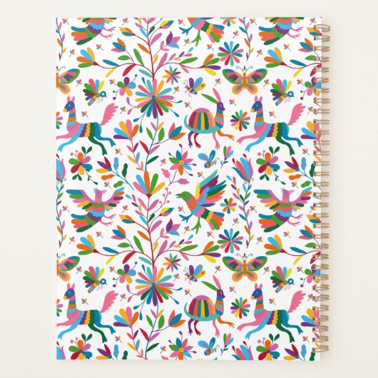 Mexicaanse Otomi Style Bright Pattern Planner (Achterkant)