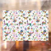 Mexicaanse Otomi Style Bright Pattern Raamsticker (Vel 2)