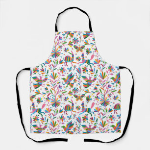 Mexicaanse Otomi Style Bright Pattern Schort