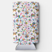Mexicaanse Otomi Style Bright Pattern Seltzer Blikjeskoeler (Achterkant)