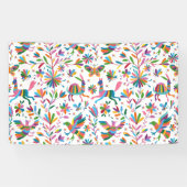 Mexicaanse Otomi Style Bright Pattern Spandoek (Horizontaal)