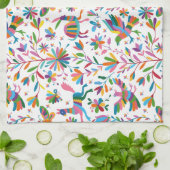 Mexicaanse Otomi Style Bright Pattern Theedoek (Gevouwen)
