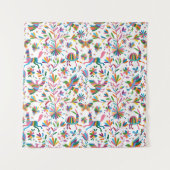 Mexicaanse Otomi Style Bright Pattern Wandkleed (Voorkant)