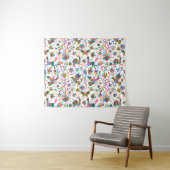 Mexicaanse Otomi Style Bright Pattern Wandkleed (In Situ (horizontaal))