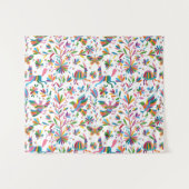 Mexicaanse Otomi Style Bright Pattern Wandkleed (Voorkant (horizontaal))