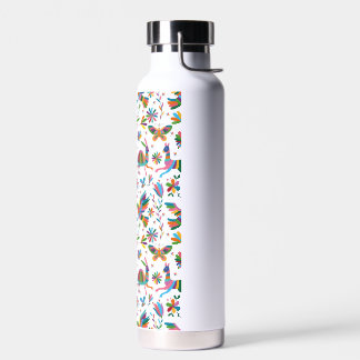 Mexicaanse Otomi Style Bright Pattern Waterfles