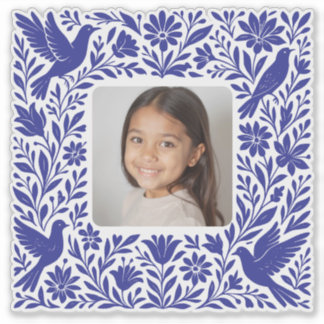 Mexicaanse Otomí Tenango Talavera met foto Sticker