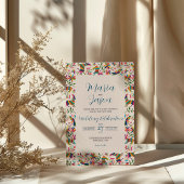 Mexicaanse Otomi Tenangos Kleurrijke Folk Art brui Kaart