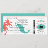 Mexicaanse palmboom - Staarvis aan boord van het p Kaart (Voorkant / Achterkant)