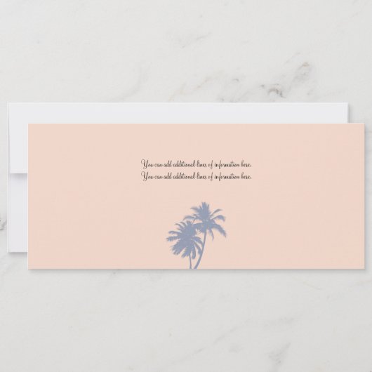 Mexicaanse palmboom - Starfish boarding boarding P Kaart (Achterkant)