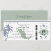 Mexicaanse palmboom - Starfish boarding boarding P Kaart (Voorkant / Achterkant)