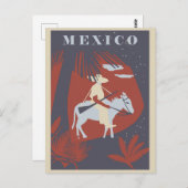  Mexicaanse palmboomreis Briefkaart (Voorkant / Achterkant)