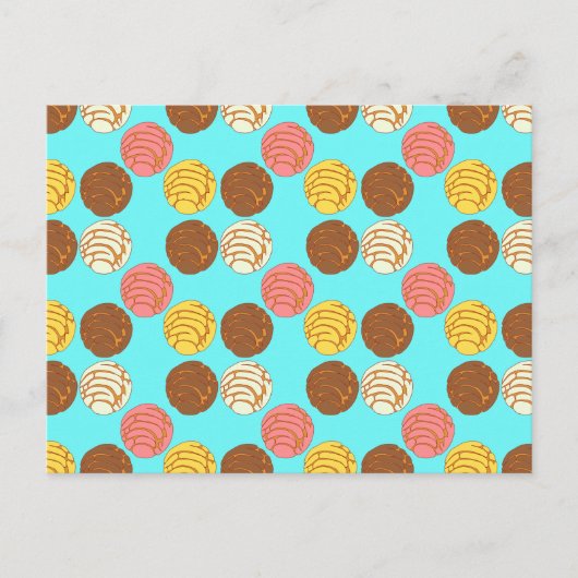 Mexicaanse Pan Dulce Conchas Briefkaart (Voorkant)