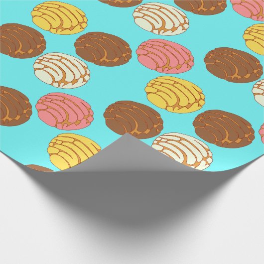Mexicaanse Pan Dulce Conchas Cadeaupapier (Hoek)