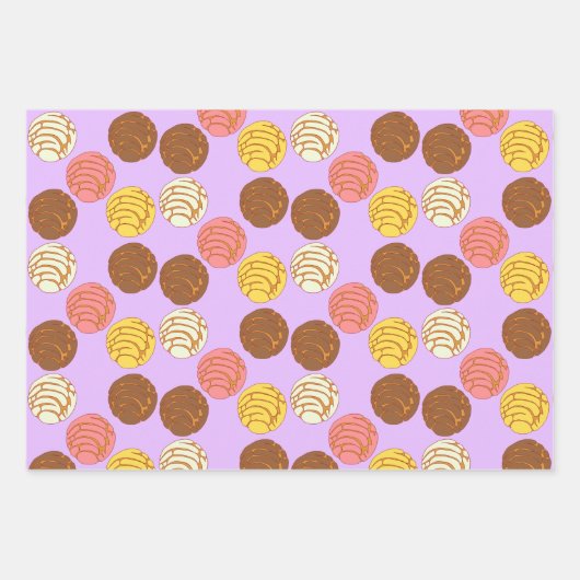 Mexicaanse Pan Dulce Conchas Inpakpapier Vel (Voorkant 3)