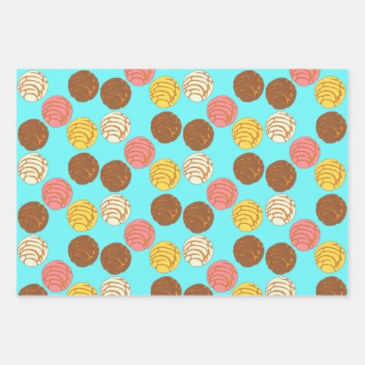 Mexicaanse Pan Dulce Conchas Inpakpapier Vel (Voorkant)