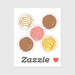 Mexicaanse Pan Dulce Conchas Sticker